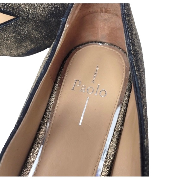 🔮 LINEA PAOLO Portia Metallic Gold Loafer | Sz 12 | NORDSTROM $160 | SOLD OUT - Picture 9 of 12